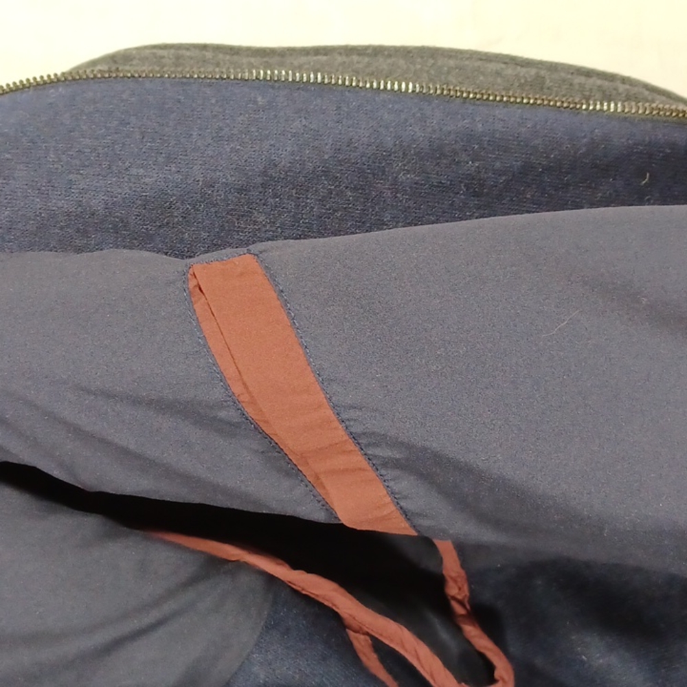 Jos A Bank Winter Coat Gray & Blue Zips & Buttons Up Size XXL New with tags - Picture 7 of 8